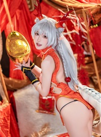 Abao is also a bunny girl NO.084, celebrating the Chinese New Year with the Dragon Sister(45)
